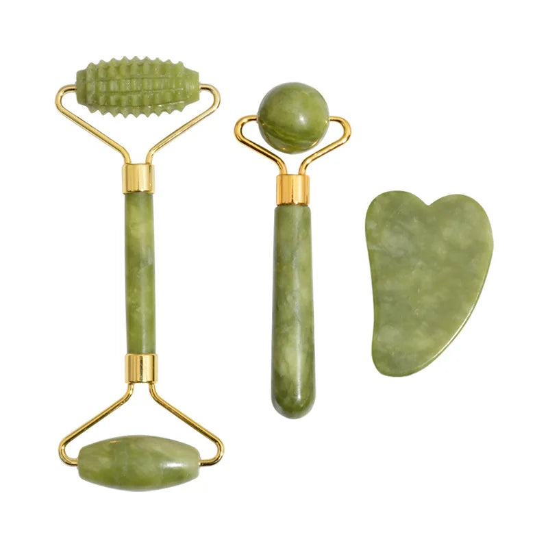 Avélia™ Ritual de Jade — roller facial de pedra jade natural, vista principal